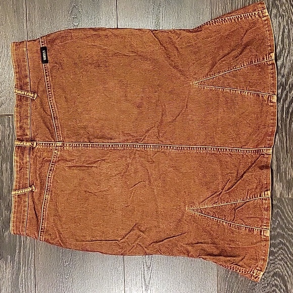 ❤️ 90'S VINTAGE GUESS JEANS CORDUROY SKIRT, 12 (31) - Picture 6 of 7
